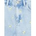 GUESS σορτς παιδικό denim  J6GD35D45E0-LMFL μπλε